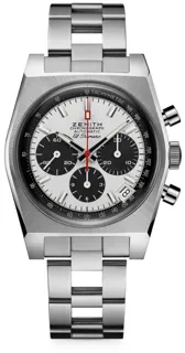 Zenith El Primero Chronomaster 03.A384.400/21.M384 37mm Stainless steel White