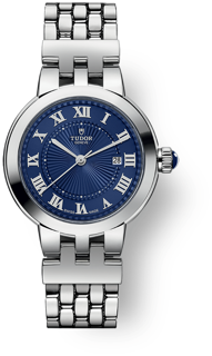 Tudor Clair de Rose M35500-0009 30mm Stainless steel Blue