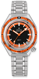 Zenith Defy Revival 03.A3648.670/21.M3648 Stainless steel Black and Orange