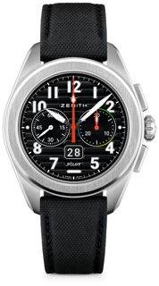 Zenith Pilot 03.4000.3652/21.I001 Stainless steel Black