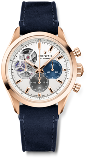 Zenith El Primero 18.3300.3604/69.C922 39.5mm Rose gold Silver