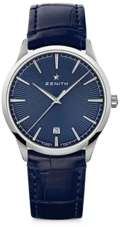 Zenith Elite 03.3100.670/02.C922 40.5mm Stainless steel Blue