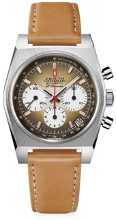 Zenith El Primero Chronomaster 03.A384.400/385.C855 37mm Stainless steel Brown