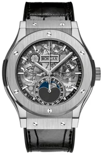 Hublot Classic Fusion Aerofusion 547.NX.0170.LR 42mm Polished Titanium Skeletonized