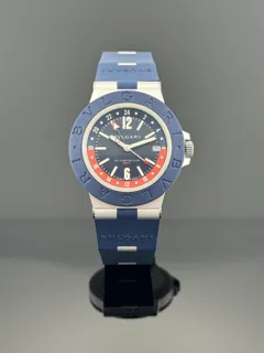 Bulgari ALLUMINIUM GMT 103554 Aluminium Dark blue