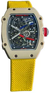 Richard Mille RM67-02 Alexis Pinturault RM67-02 38.5mm Carbon fiber Skeletonized