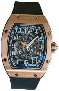 Richard Mille RM 67-01 RM67-01 RG 38.5mm Rose gold Skeletonized