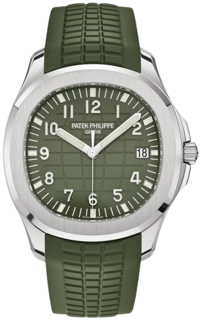 Patek Philippe Aquanaut 5168G-010 White gold Green