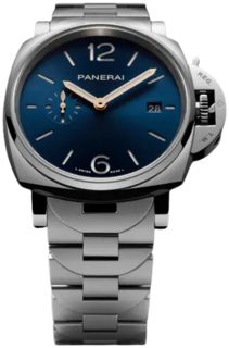 Panerai Luminor Due PAM 01124 Polished Steel Blue