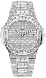 Patek Philippe Nautilus 5719/10G-010 White gold Diamond Paved