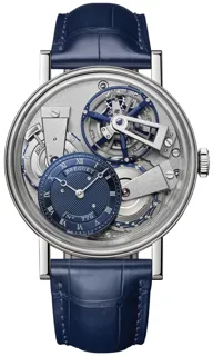 Breguet Tradition 7047PT/1Y/9ZU 41mm Platinum Blue