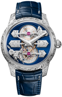 Girard-Perregaux Bridges 99274-53-3198-5CC White gold Blue