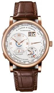 A. Lange & Söhne Lange 1 Time Zone 136.032 / LSLS1364AA 18k rose gold Silver