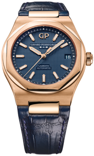 Girard-Perregaux Laureato 81010-52-436-BB4A 18k rose gold Blue