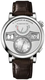 A. Lange & Söhne Zeitwerk 142.025 / LSLS1423AG 42mm Platinum Silver