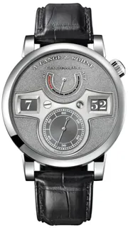 A. Lange & Söhne ZEITWERK HANDWERKSKUNST 140.048 / LSLS1402AM 42mm Platinum Gray