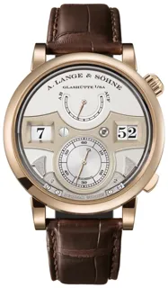 A. Lange & Söhne Zeitwerk 143.050 / LSLS1436AA 44mm 18k yellow gold Silver