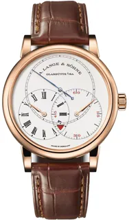 A. Lange & Söhne Richard Lange 252.032 / LSLS2524AD 40mm 18k rose gold Silver