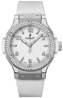 Hublot Big Bang 38 mm 361.SE.2010.RW.1104 Polished Stainless Steel White