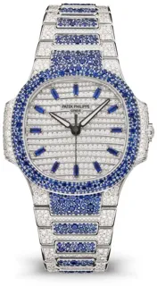 Patek Philippe Nautilus 7118/1451G-001 White gold Paved With Diamonds