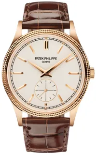 Patek Philippe Calatrava 6119R-001 Rose gold Silver