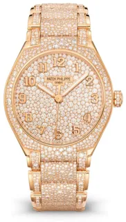 Patek Philippe Twenty~4 7300/1450R-001 Rose gold Fully Paved With Diamonds