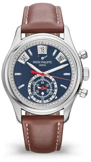 Patek Philippe Annual Calendar Chronograph 5960/01G-001 White gold Blue