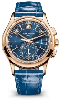 Patek Philippe Annual Calendar Chronograph 5905R-010 Rose gold Blue