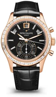 Patek Philippe Annual Calendar Chronograph 5961R-010 Rose gold Black