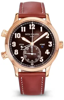 Patek Philippe Calatrava 5524R-001 Rose gold Brown