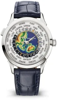 Patek Philippe World Time 5231G-001 White gold Multi-colored