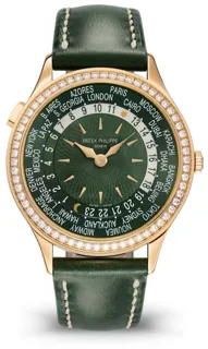 Patek Philippe World Time 7130R-014 Rose gold Green