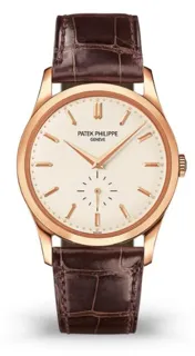 Patek Philippe Calatrava 5196R-001 Rose gold Silver