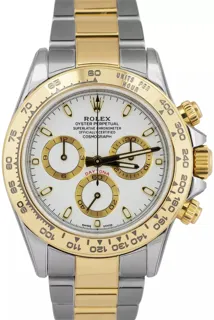 Rolex Daytona 116503-0001 Yellow gold and Stainless steel White