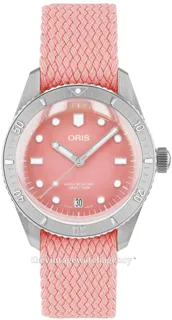 Oris Divers 01 733 7771 4058-07 3 19 04S Stainless steel Red