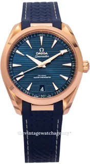 Omega Aqua Terra 220.52.41.21.03.001 Rose gold Blue