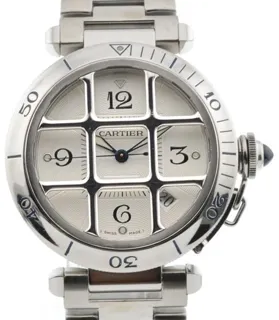 Cartier Pasha W3104055 38mm Stainless steel Silver