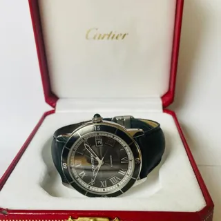 Cartier Ronde Croisière de Cartier 3886 42mm Stainless steel Black