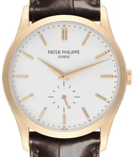 Patek Philippe Calatrava 5196J-001 Yellow gold Silver