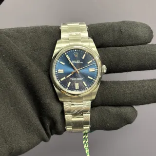 Rolex Oyster Perpetual 124300-0003 Stainless steel Blue