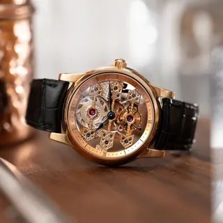 Girard-Perregaux Triple Bridge Skeleton Tourbillon 9906 38.5mm Rose gold