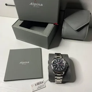 Alpina Alpiner AL-373BB4E6B 42mm Stainless steel Black