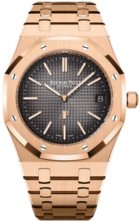 Audemars Piguet Royal Oak 16202OR.OO.1240OR.02 Rose gold Smoked gray