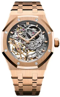 Audemars Piguet Royal Oak Double Balance Wheel Openworked 15467OR.OO.1256OR.01 Rose gold Skeletonized