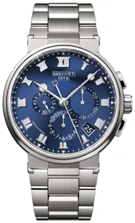 Breguet Marine 5527TI/Y1/TW0 Titanium Blue