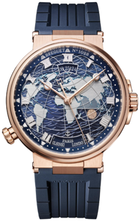 Breguet Marine 5557br/ys/5wv Rose gold Blue