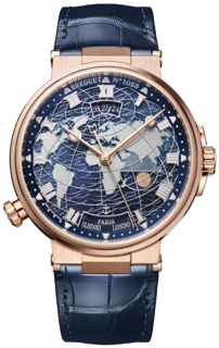 Breguet Marine 5557BR/YS/9WV Rose gold Blue