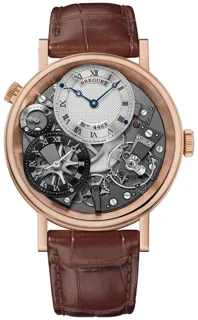 Breguet Tradition 7067BR/G1/9W6 Rose gold Silver and Gray