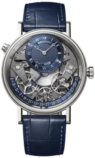 Breguet Tradition 7597bb/gy/9wu White gold Blue