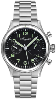 Breguet Type XX 2057ST/92/SW0 Stainless steel Black